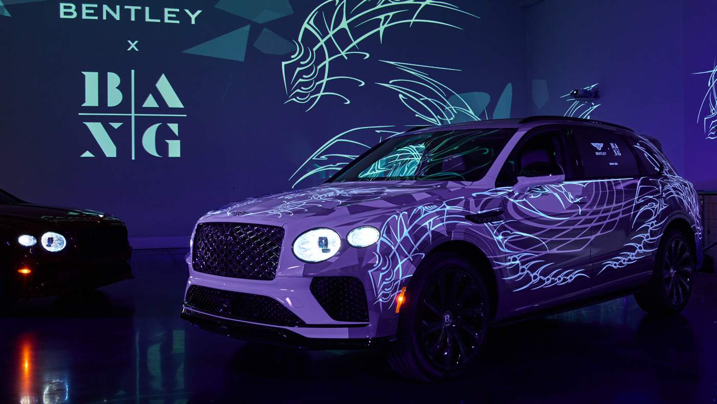 Bentley Bentayga z tatuażem od&nbsp;Keith “Bang Bang” McCurdy